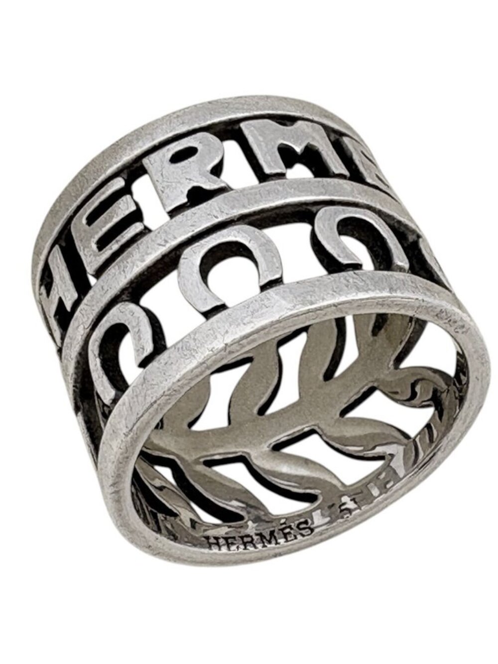 Hermes Campagne Ring Silver